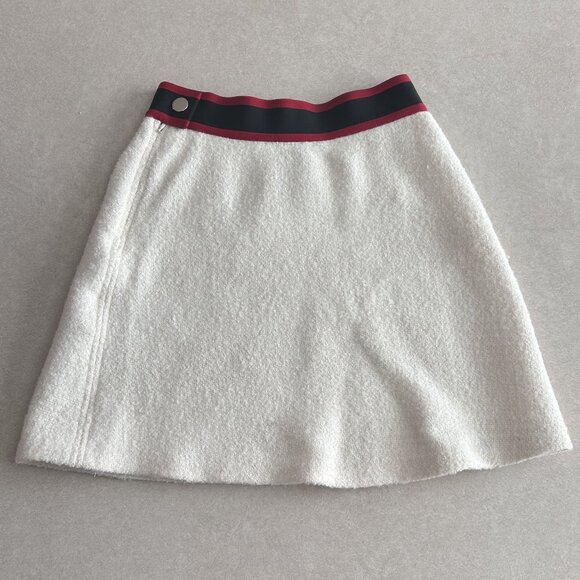 Maje Josine Band-Detail Tweed Mini Skirt ASO Cheryl Blossom - Picture 7 of 12